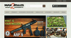 Desktop Screenshot of max2joules.com